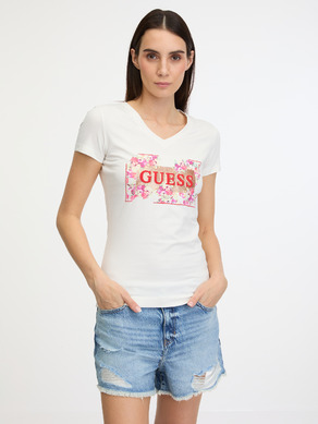 Guess Logo Flowers T-shirt