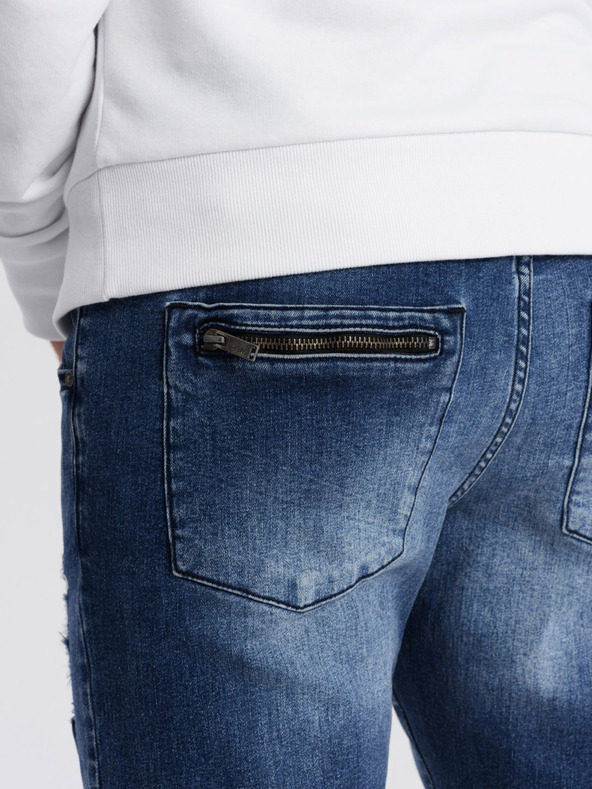 Ombre Clothing Μπλε ανδρικά τζιν Ombre Ρούχα