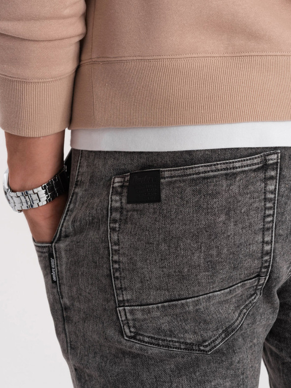 Ombre Clothing Γκρι Ανδρικά τζιν Ombre Ρούχα