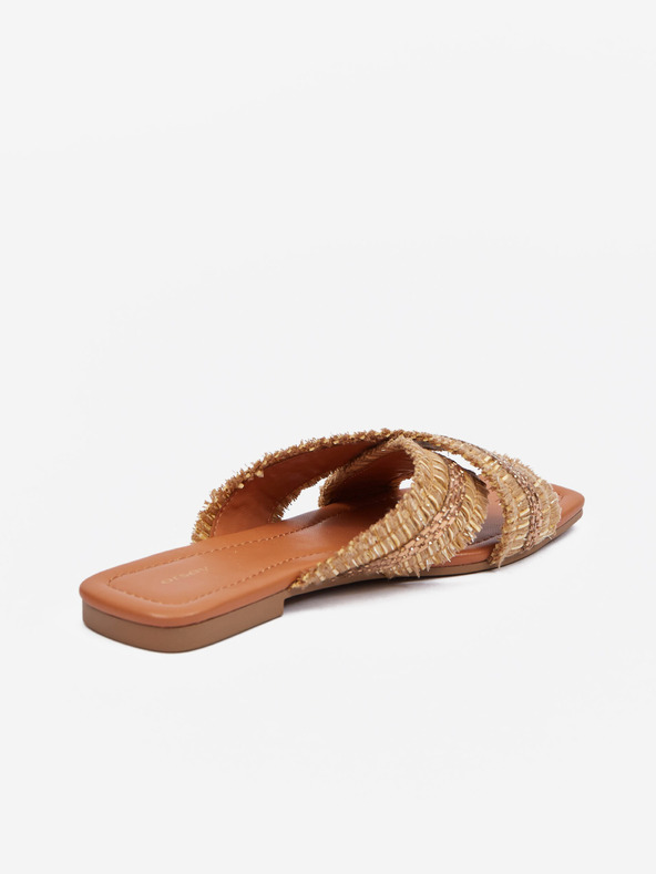 Orsay Καφέ γυναικείες παντόφλες ORSAY