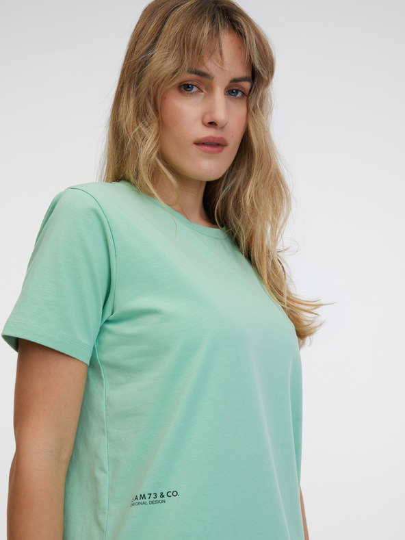 Sam 73 Ανοιχτό πράσινο γυναικείο φόρεμα SAM 73 Gazelle