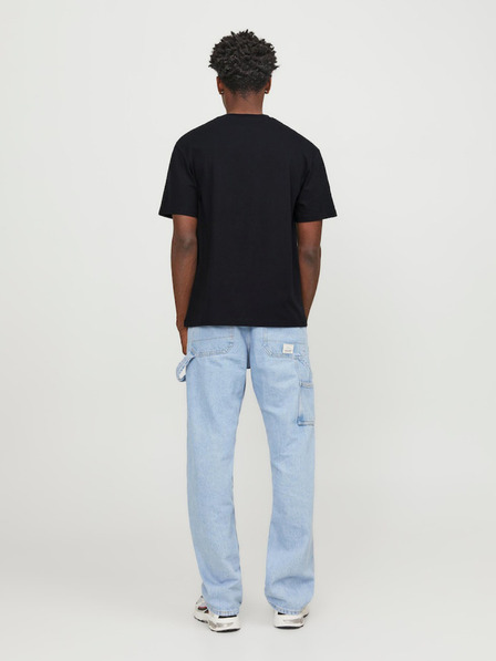 Jack & Jones Μαύρο ανδρικό πουκάμισο Jack & Jones Vesterbro