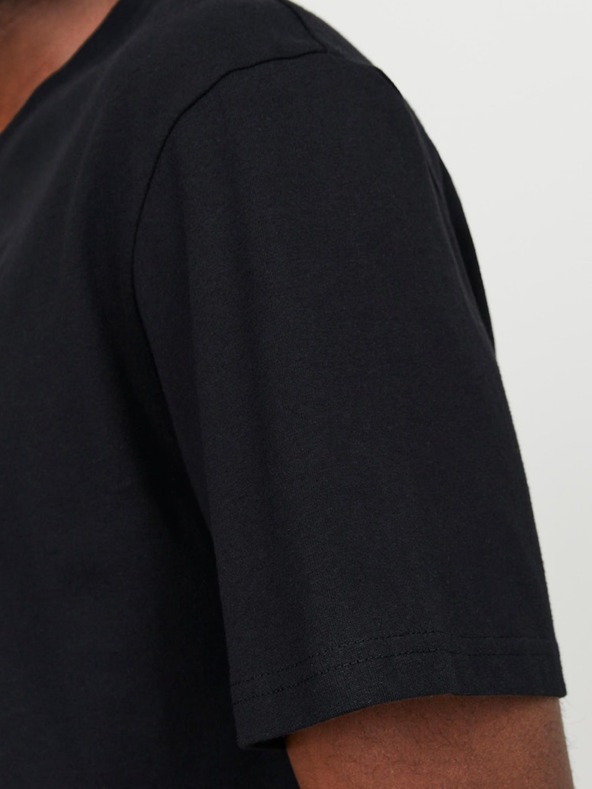 Jack & Jones Μαύρο ανδρικό πουκάμισο Jack & Jones Vesterbro