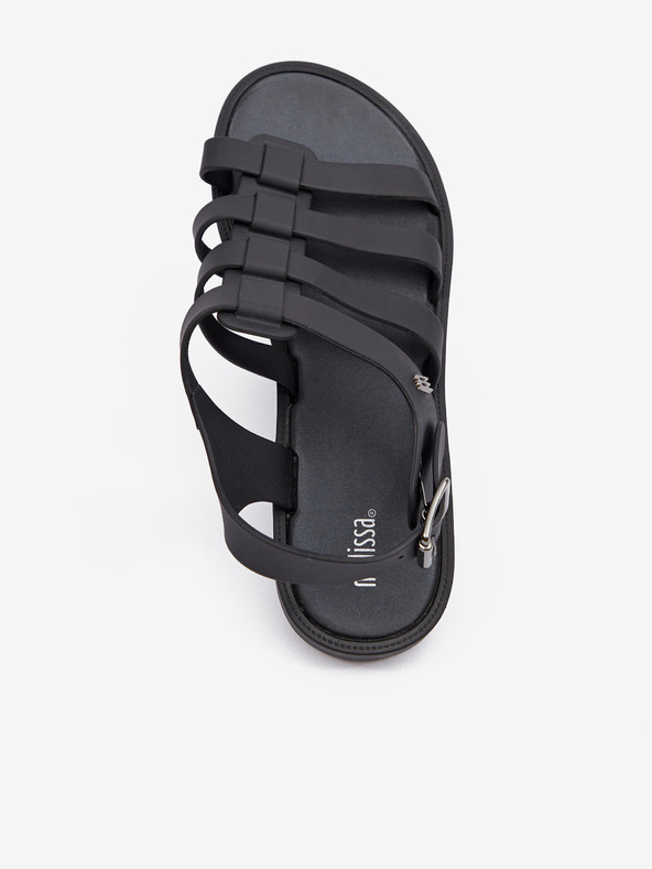 Melissa Μαύρα γυναικεία σανδάλια Melissa Flox