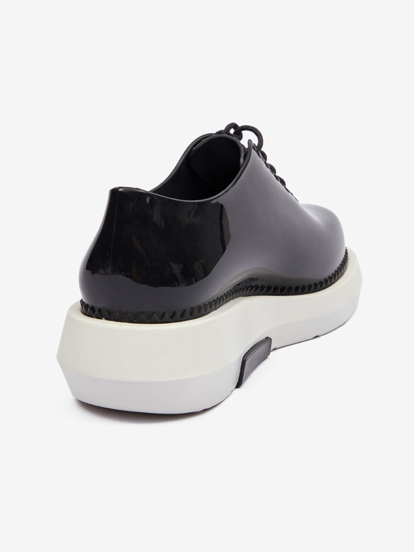 Melissa Μαύρο Γυναικεία παπούτσια Grunge Semi Platform + Vitorino Campos