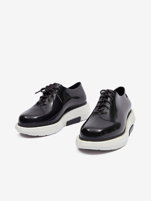 Melissa Μαύρο Γυναικεία παπούτσια Grunge Semi Platform + Vitorino Campos