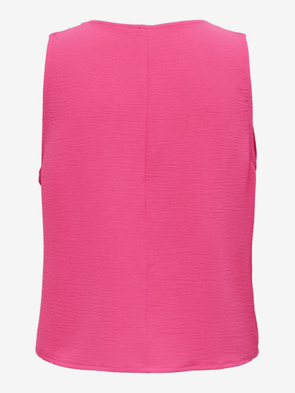 ONLY Σκούρο ροζ γυναικείο τοπ ONLY Mette