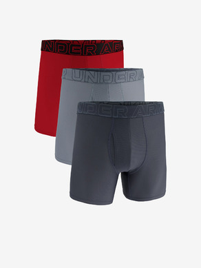 Under Armour M UA Perf Tech Mesh 6in Boxers 3 Piece