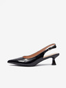 Orsay Μαύρα γυναικεία πέδιλα με τακούνι ORSAY