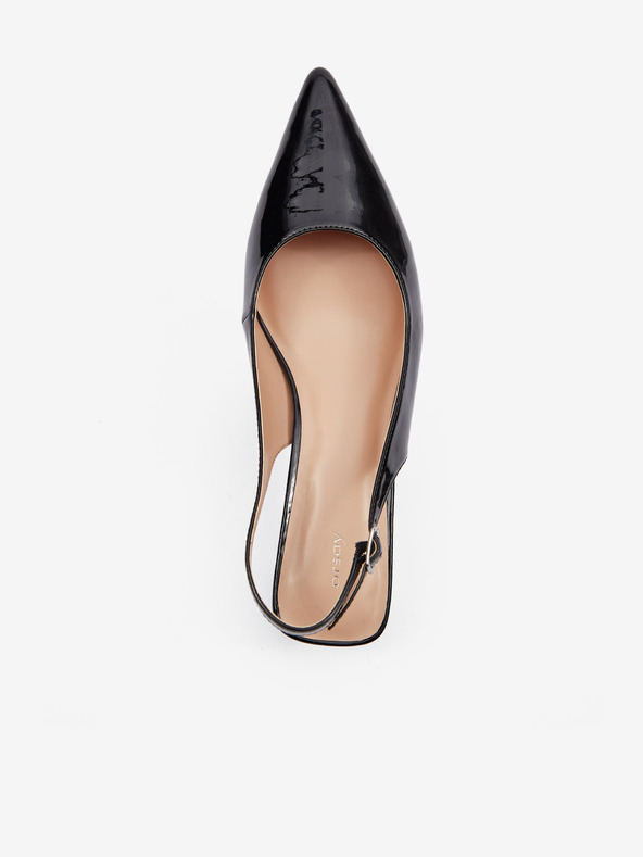 Orsay Μαύρα γυναικεία πέδιλα με τακούνι ORSAY