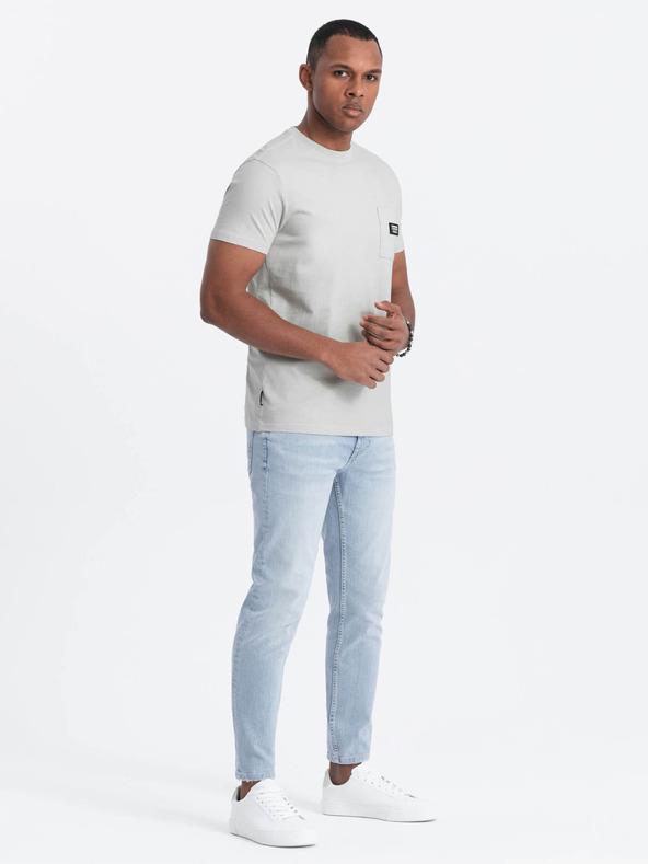 Ombre Clothing Ανδρικό μπλουζάκι αναψυχής με τσέπη Ombre Clothing Πράσινο