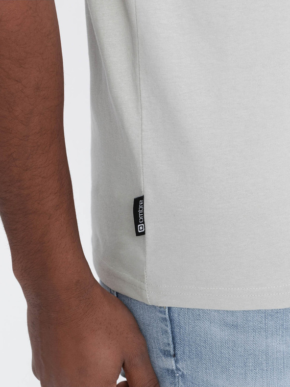 Ombre Clothing Ανδρικό μπλουζάκι αναψυχής με τσέπη Ombre Clothing Πράσινο