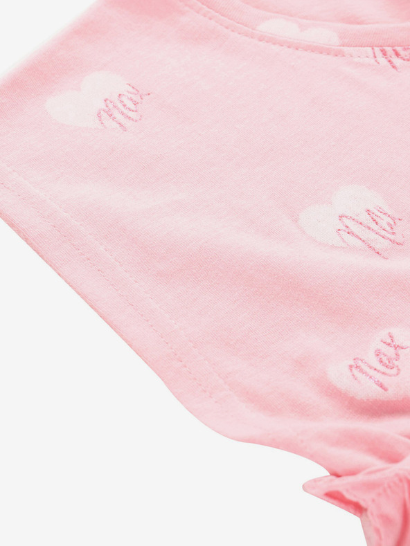 NAX Ροζ φόρεμα για κορίτσια με σχέδιο NAX Eseqo