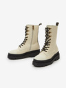 Scotch & Soda Aubri Mid Boot Off White Croco Ankle boots