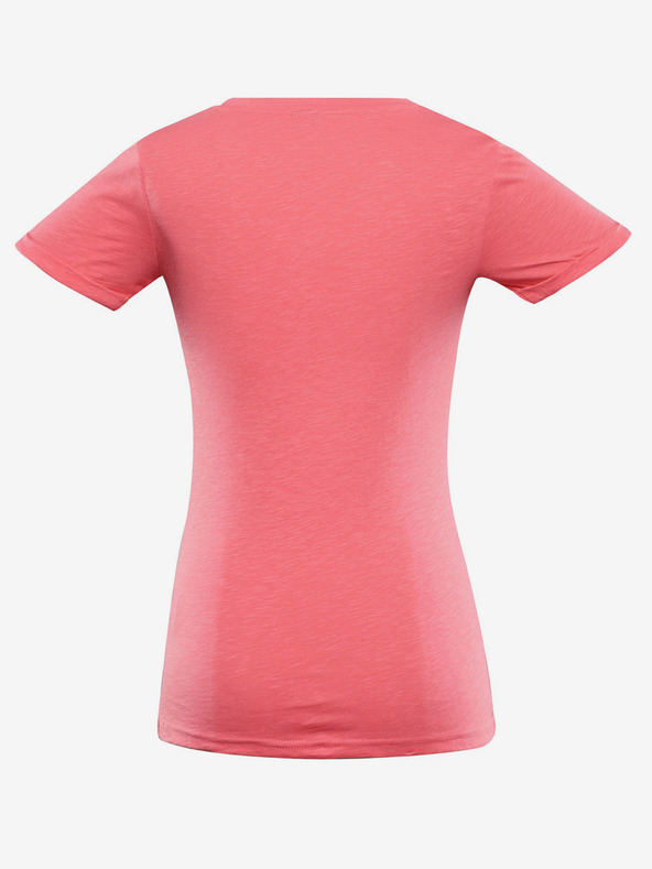 NAX Κόκκινο γυναικείο μπλουζάκι NAX Drawa