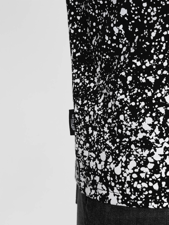 Ombre Clothing Μαύρο ανδρικό τυπωμένο μπλουζάκι Ombre Clothing