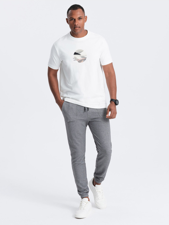 Ombre Clothing Γκρι ανδρικές φόρμες Ombre Clothing