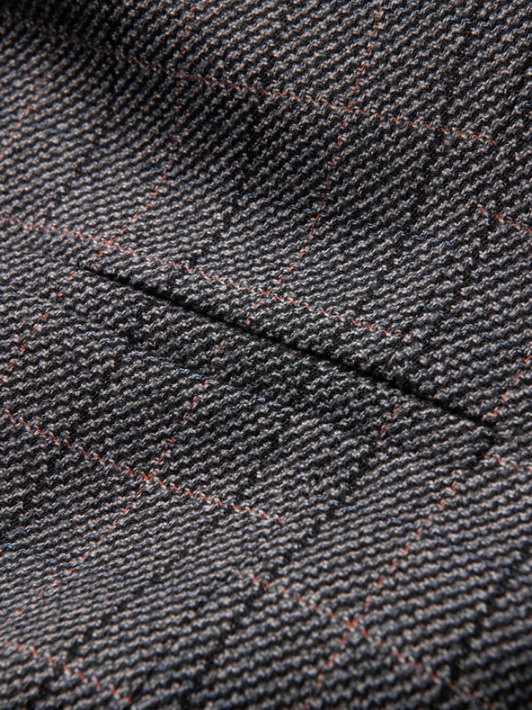 Ombre Clothing Γκρι ανδρικό ζακάρ σακάκι Ombre Clothing