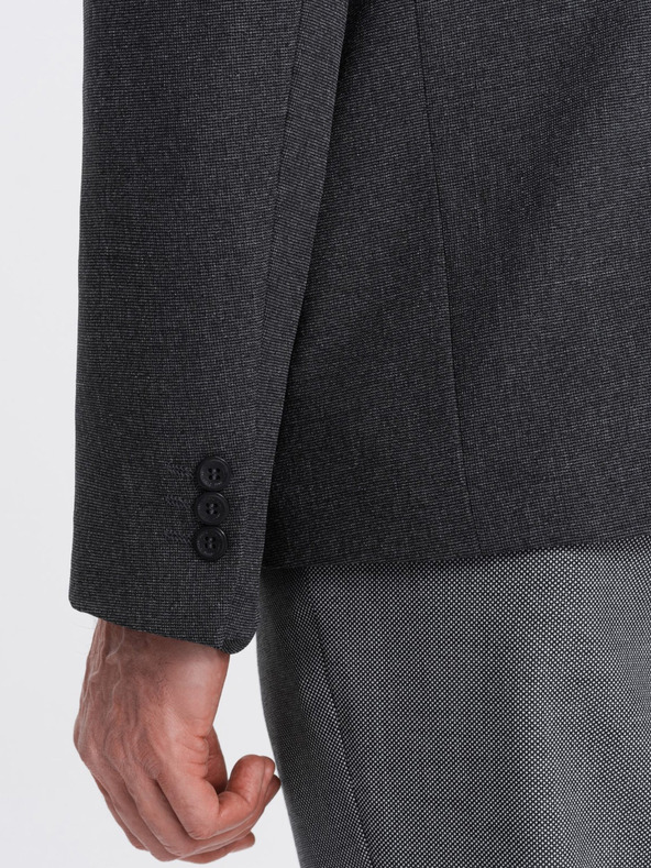 Ombre Clothing Σκούρο γκρι ανδρικό σακάκι Ombre Clothing
