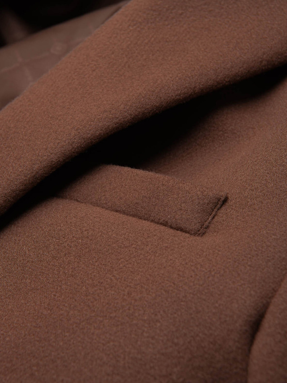 Ombre Clothing Καφέ ανδρικό σακάκι Ombre Clothing