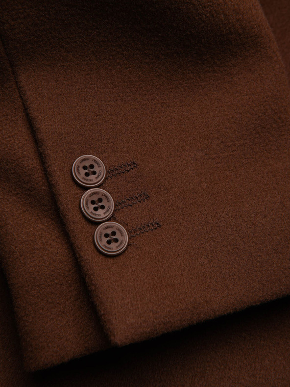 Ombre Clothing Καφέ ανδρικό σακάκι Ombre Clothing