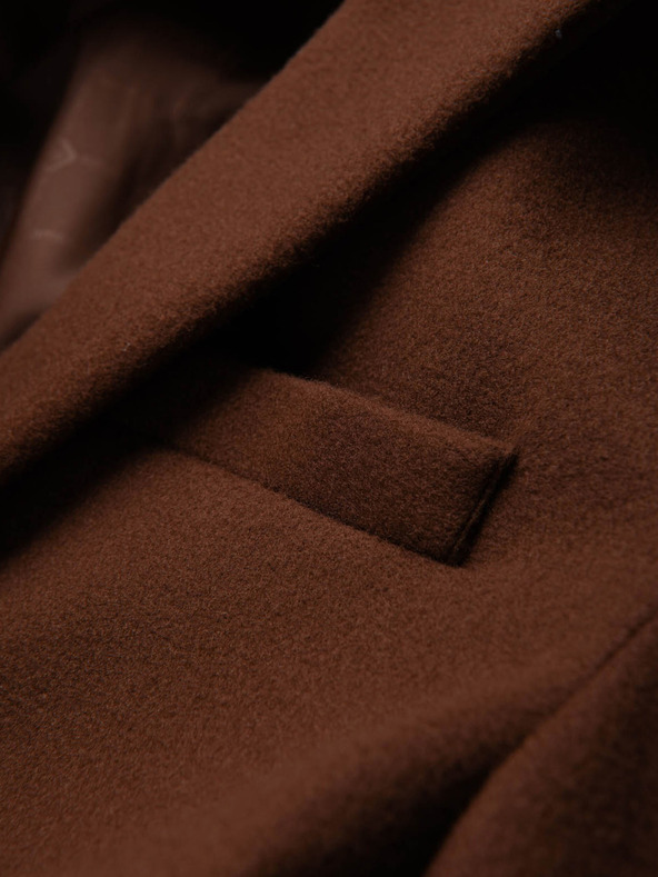 Ombre Clothing Καφέ ανδρικό σακάκι Ombre Clothing