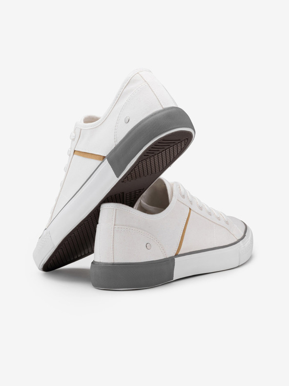 Ombre Clothing Λευκό Ανδρικά αθλητικά παπούτσια Ombre Ρούχα