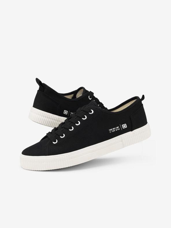 Ombre Clothing Μαύρα ανδρικά βασικά αθλητικά παπούτσια Ombre Clothing Classic