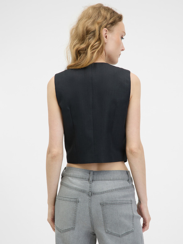 Orsay Σκούρο γκρι γυναικείο μπουφάν ORSAY γιλέκο