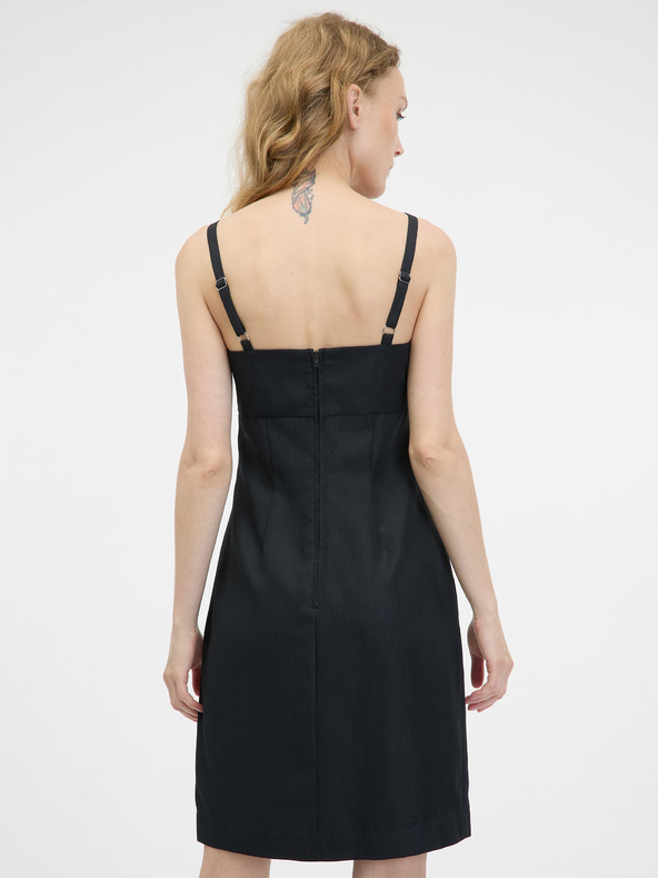 Orsay Μαύρο γυναικείο κοντό φόρεμα ORSAY