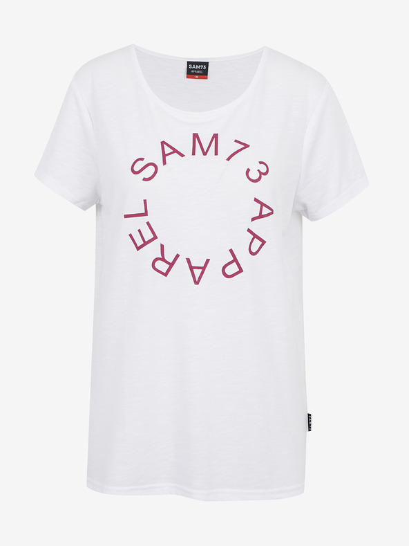Sam 73 Λευκό γυναικείο τυπωμένο μπλουζάκι SAM 73 Arias