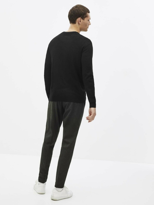 Celio Μαύρο μάλλινο πουλόβερ Celio Semeriv