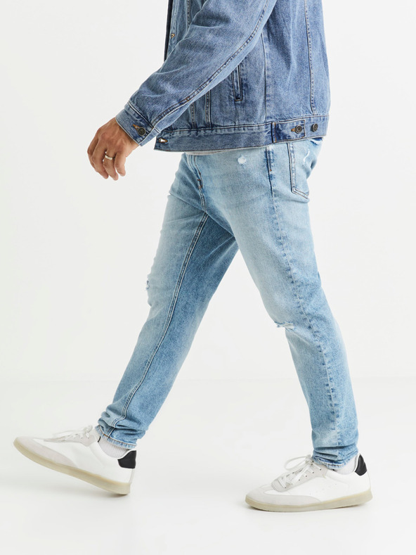 Celio Ανοιχτό μπλε ανδρικό τζιν Celio Vocarrot1
