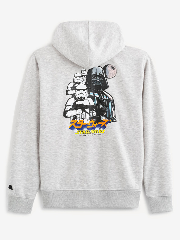 Celio Γκρι ανδρικό φούτερ Celio Star Wars
