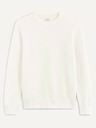 Celio Λευκό ανδρικό πουλόβερ Celio Bepic