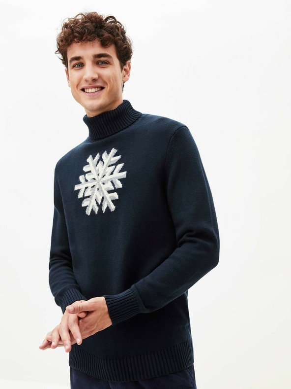 Celio Σκούρο μπλε ανδρικό ζιβάγκο Celio Peneige