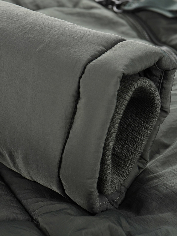 NAX Γκρι ανδρικό χειμερινό καπιτονέ μπουφάν NAX Mabor