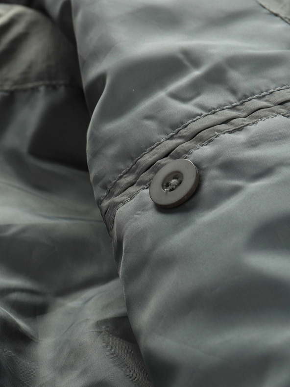 NAX Γκρι ανδρικό χειμερινό καπιτονέ μπουφάν NAX Mabor