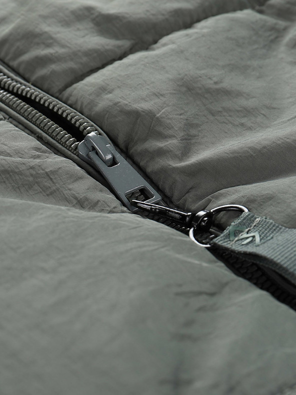 NAX Γκρι ανδρικό χειμερινό καπιτονέ μπουφάν NAX Mabor