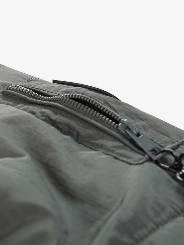 NAX Γκρι ανδρικό χειμερινό καπιτονέ μπουφάν NAX Mabor