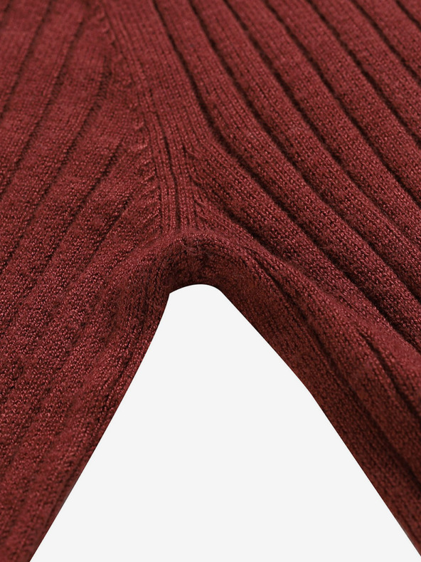 NAX Σκούρο καφέ γυναικείο t-shirt NAX NOVAKA