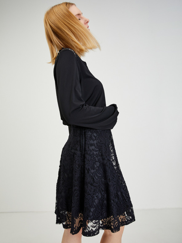 Orsay Μαύρη γυναικεία δαντελένια φούστα ORSAY