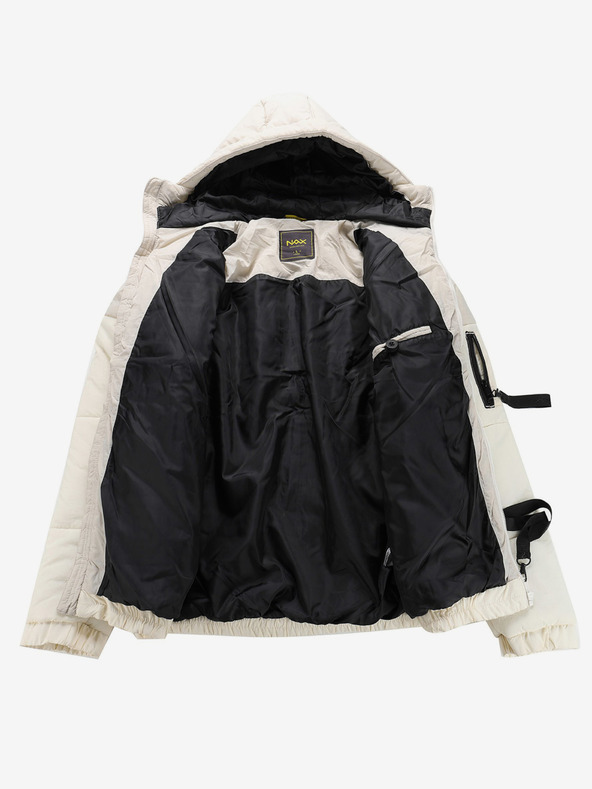 NAX Κρεμ ανδρικό χειμερινό μπουφάν NAX MOREF