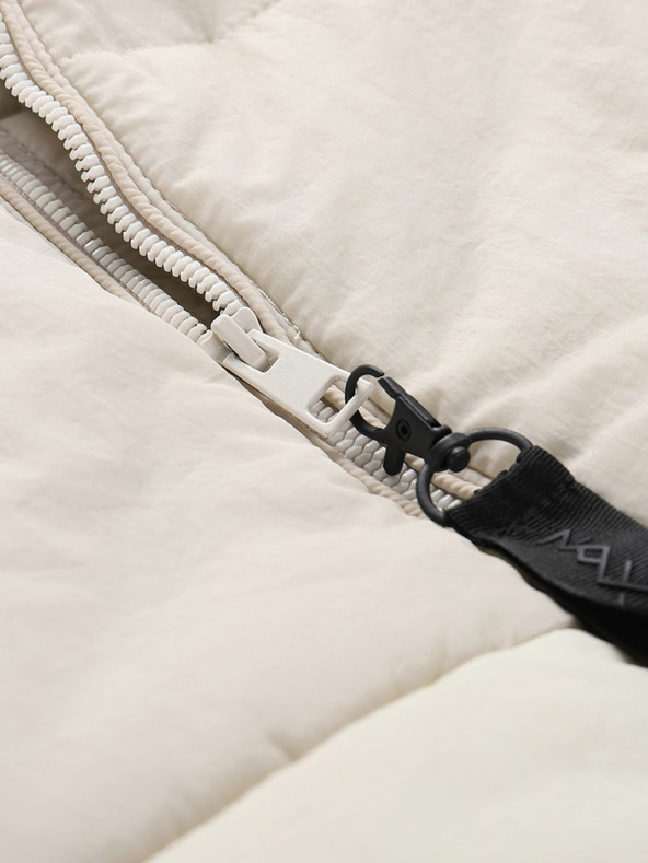 NAX Κρεμ ανδρικό χειμερινό μπουφάν NAX MOREF