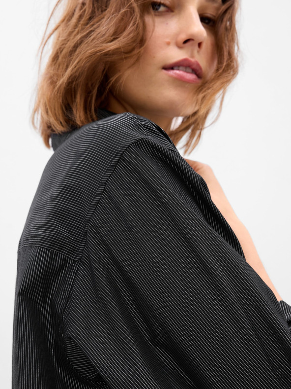 GAP Πουκάμισο με μεταλλική κλωστή oversize GAP