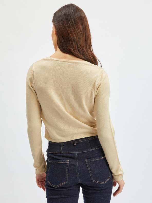 Orsay Μπεζ γυναικεία ζακέτα ORSAY