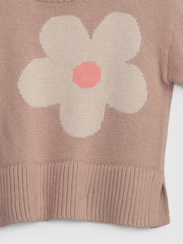 GAP Baby πουλόβερ με λουλούδι GAP