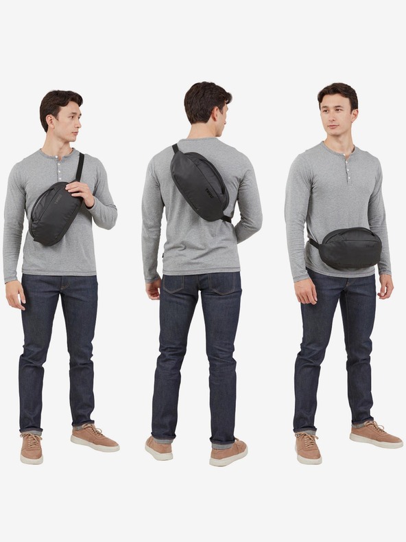 Thule Μαύρη ανδρική τσάντα ώμου Thule Tact 5L