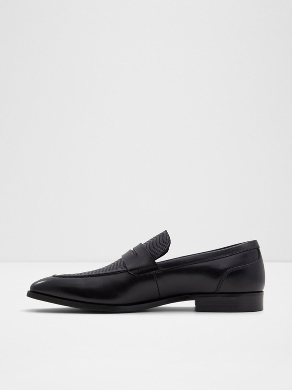 Aldo Μαύρα ανδρικά δερμάτινα loafers ALDO Aalto