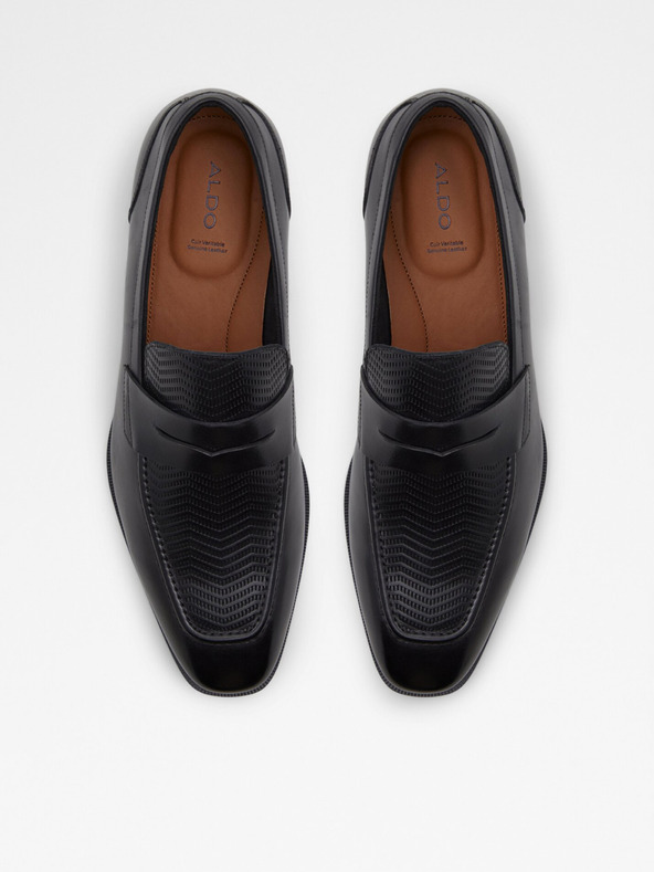 Aldo Μαύρα ανδρικά δερμάτινα loafers ALDO Aalto